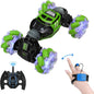 Auto a control remoto sensor mano RC Stunt® (verde)