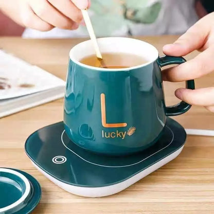 Taza Con Calentador Eléctrico Lucky®